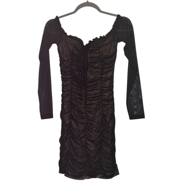 NWT Fashion Nova Sexy Maura Mesh Dress - Picture 4 of 5